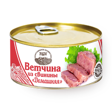 Ветчина тушёная Домашняя «Янта», 325 г — купить с доставкой из Яндекс Лавки