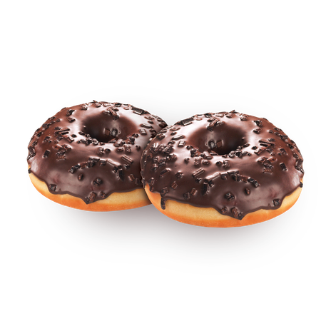 Chocolate crumble donut pair pack
