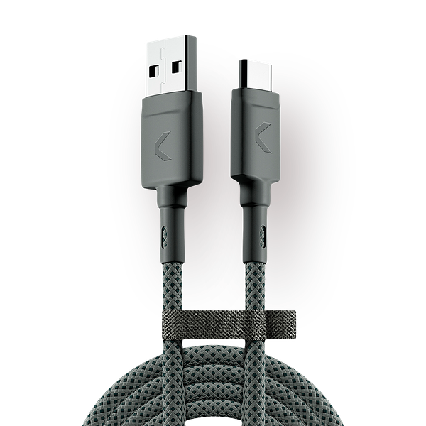 Кабель Commo Range Cable USB-А (3.0) — USB-C 2.2м, Dim Gray
