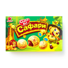 Печенье Choco Сафари Boy Orion, 42 г — купить с доставкой из Яндекс Лавки
