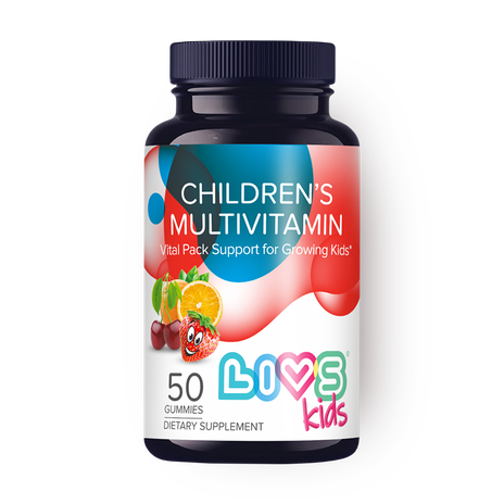 Комплекс мультивитаминов для детей Livs со вкусом клубники, апельсина и вишни мармеладные пастилки