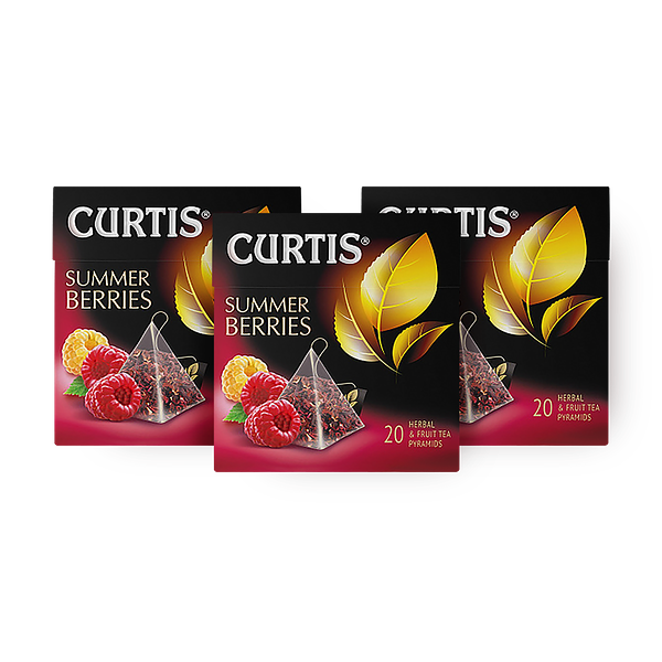 Чай фруктово-травяной Summer Berries Curtis в пирамидках 3 шт