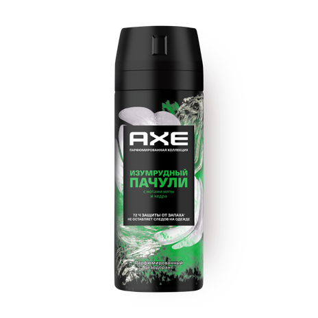 Дезодорант парфюмированный Axe Изумрудный пачули спрей