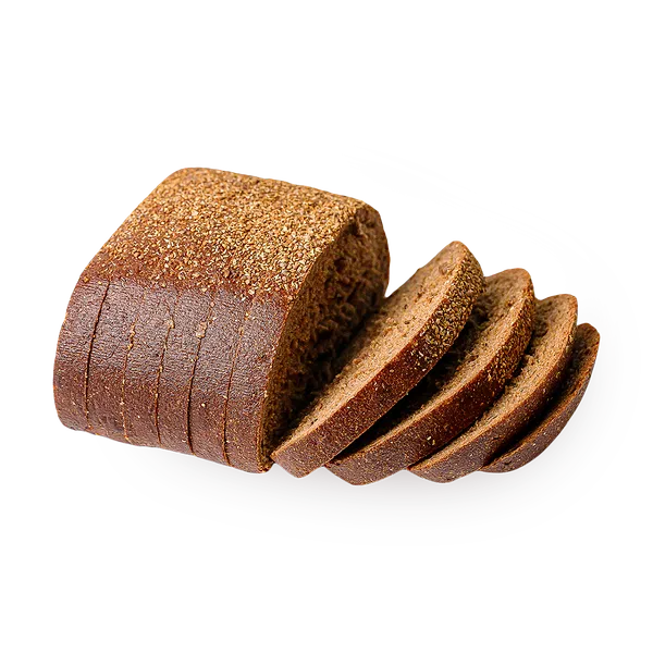 Черный хлеб ржаник с кориандром нарезанный