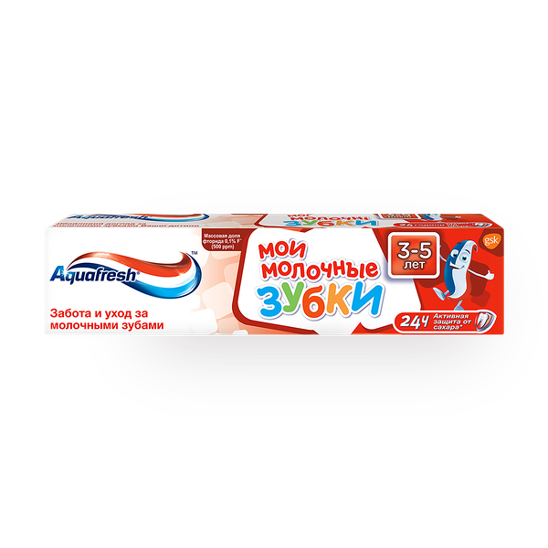 Зубная паста детская Aquafresh 3-5 лет