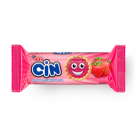 Печенье Cin с клубникой