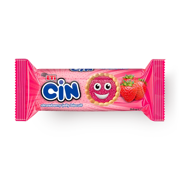 Печенье Cin с клубникой
