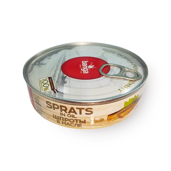 Копченые шпроты в масле Banga