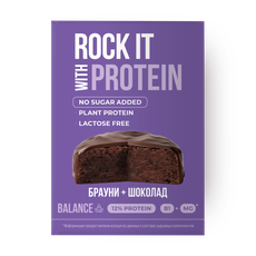Бисквит протеиновый Rock It With Protein шоколадный брауни классический ...