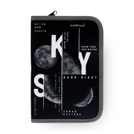 Пенал-книжка Erich Krause с наполнением Moon Cycle