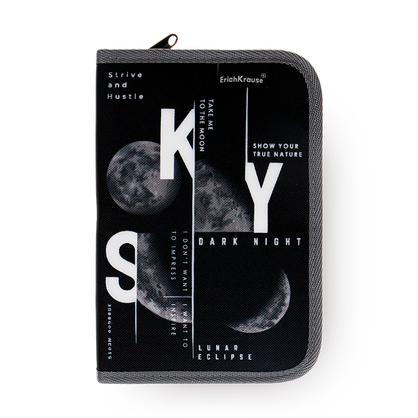 Пенал-книжка Erich Krause с наполнением Moon Cycle