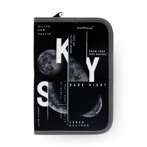 Пенал-книжка Erich Krause с наполнением Moon Cycle