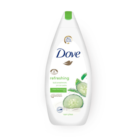 Dove Cucumber and green tea bath lotion