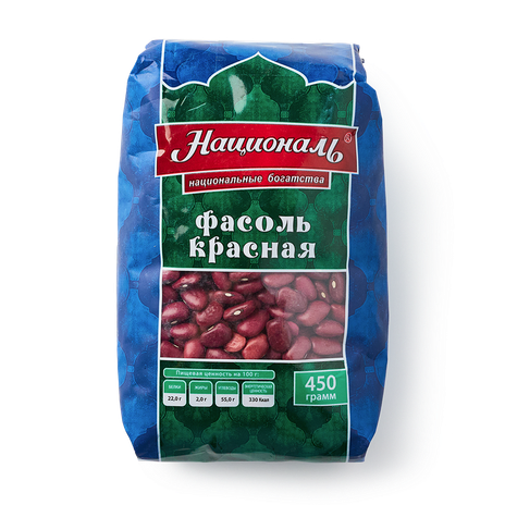 Фасоль красная «Националь», 450 г — купить с доставкой из Яндекс Лавки