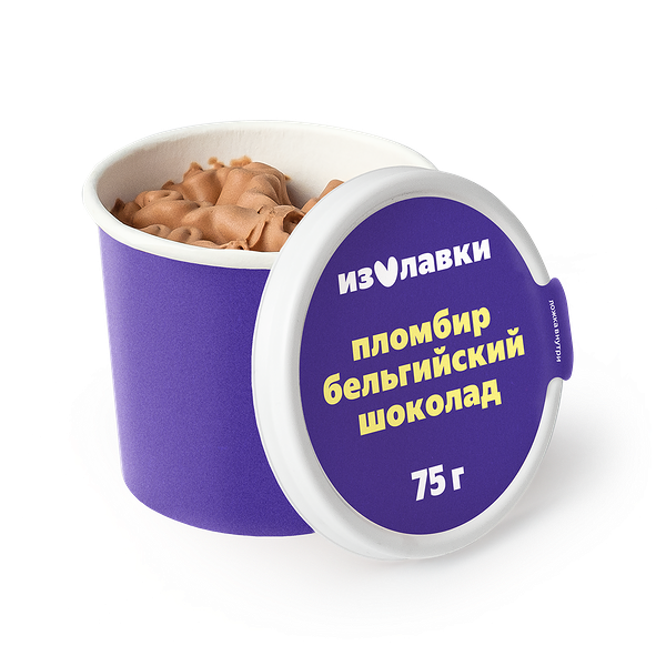 Мороженое «Из Лавки» бельгийский шоколад