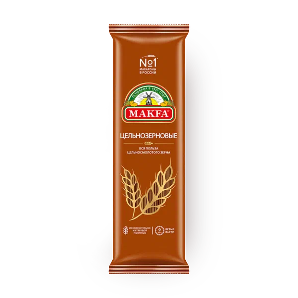 Макароны цельнозерновые Спагетти Makfa