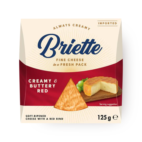 Briette cheese flavored Creamy & Buttery Red