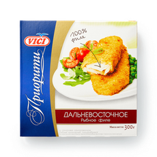 Филе рыбное Дальневосточное Приорити VICI в панировке замороженное, 300 ...