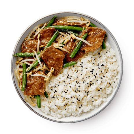 Паровой рис с говядиной Ком Бо Lao Lee