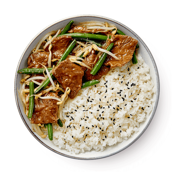 Паровой рис с говядиной Ком Бо Lao Lee
