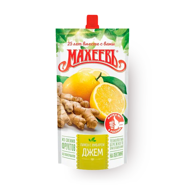 Джем лимон с имбирем «Махеевъ»