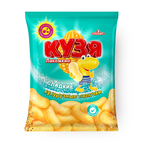Кукурузные палочки сладкие «Кузя Лакомкин»