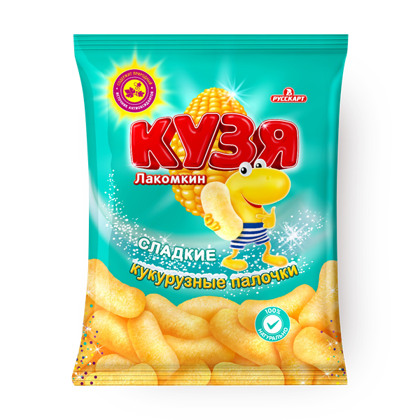 Кукурузные палочки сладкие «Кузя Лакомкин»