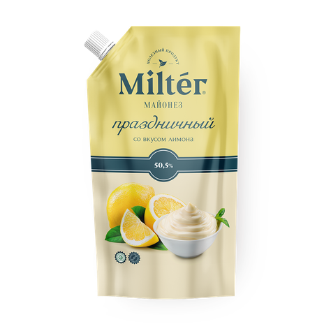 Майонез Праздничный Milter со вкусом лимона 50,5%