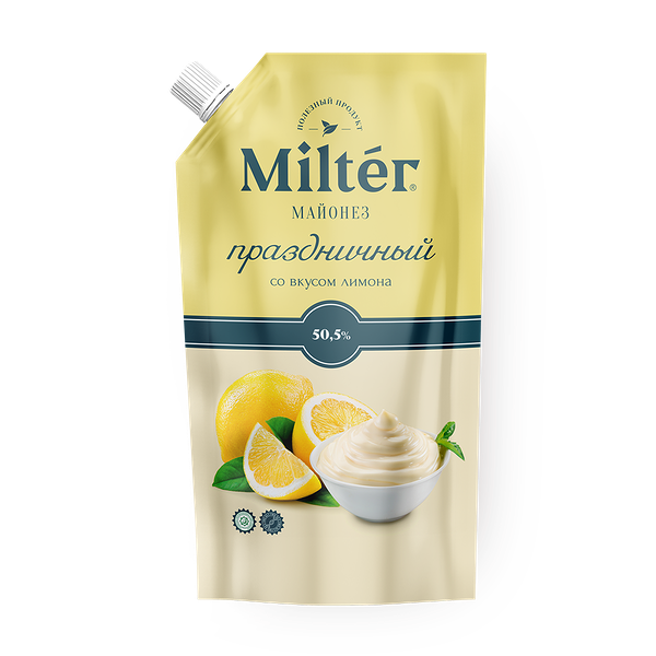 Майонез Праздничный Milter со вкусом лимона 50,5%