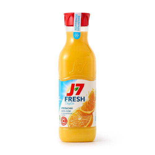 Сок Апельсин J-7 Fresh Taste с мякотью, 850 мл — купить с