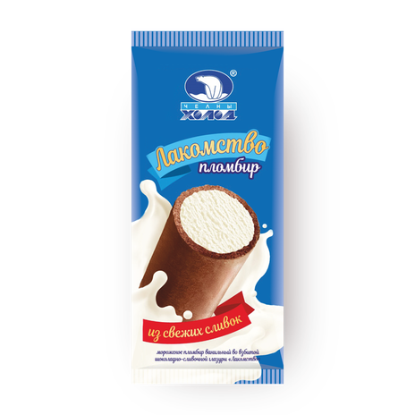 Мороженое пломбир Лакомство «Челны Холод»