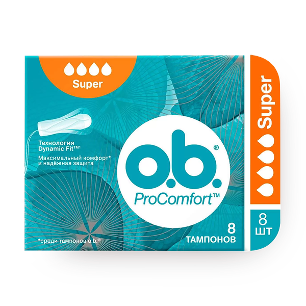 Тампоны O.B. ProComfort Супер