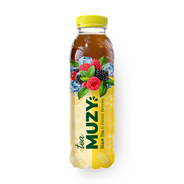 Напиток чайный чёрный Muzy со вкусом лесных ягод