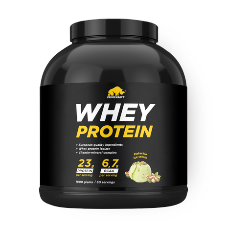 Протеин сывороточный PrimeKraft Whey фисташковое мороженое