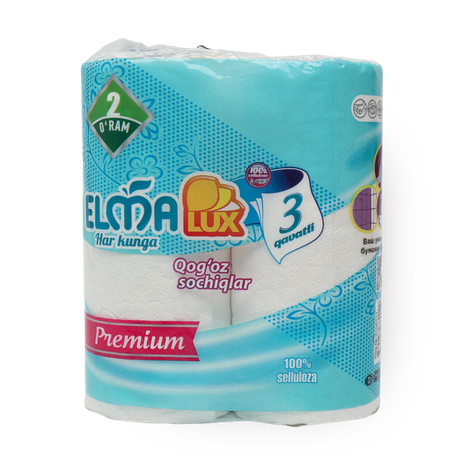 Бумажные полотенца Elma Lux 3х слойная