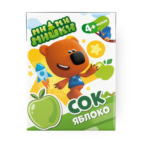 Сок «Ми-ми-мишки» яблоко осветлённый с 4 месяцев