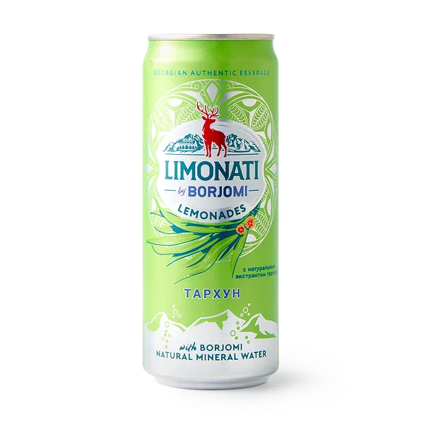 Лимонад Тархун Limonati by Borjomi с минеральной водой