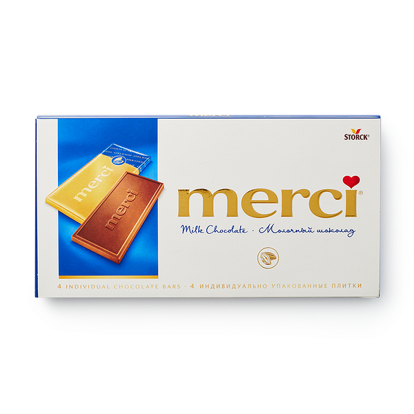 Шоколад молочный Merci
