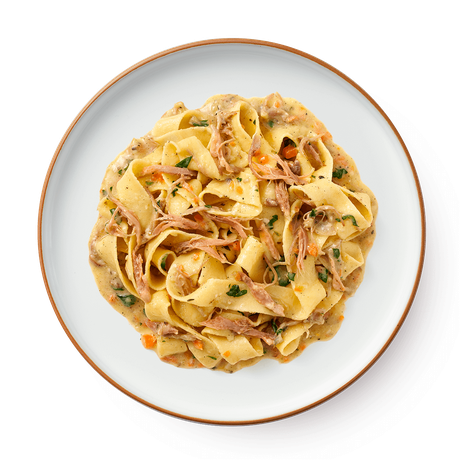Паппарделле с утиной ножкой конфи The Truffle