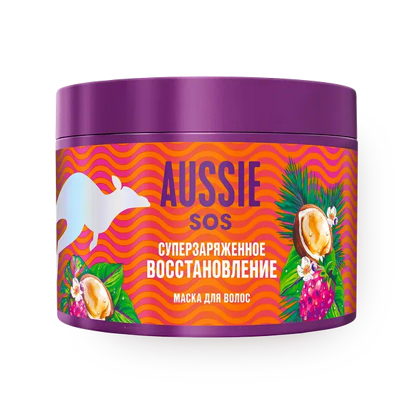 Маска для волос SOS Суперзаряженное восстановление Aussie