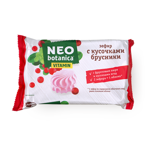 Зефир Vitamin «Рот Фронт» с кусочками брусники