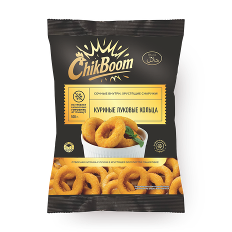 Кольца луковые куриные Chik Boom замороженные