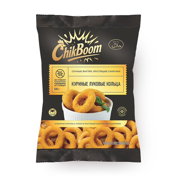 Кольца луковые куриные Chik Boom замороженные