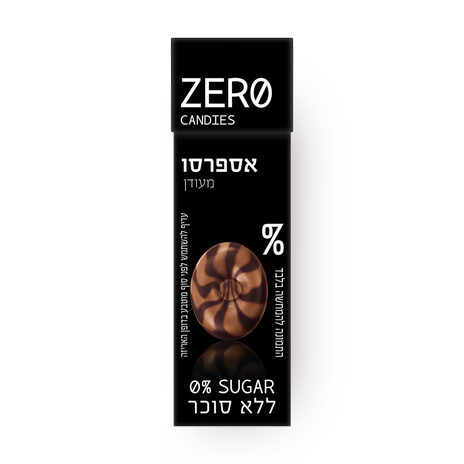 זירו-סוכריות ללא סוכר בטעם אספרסו