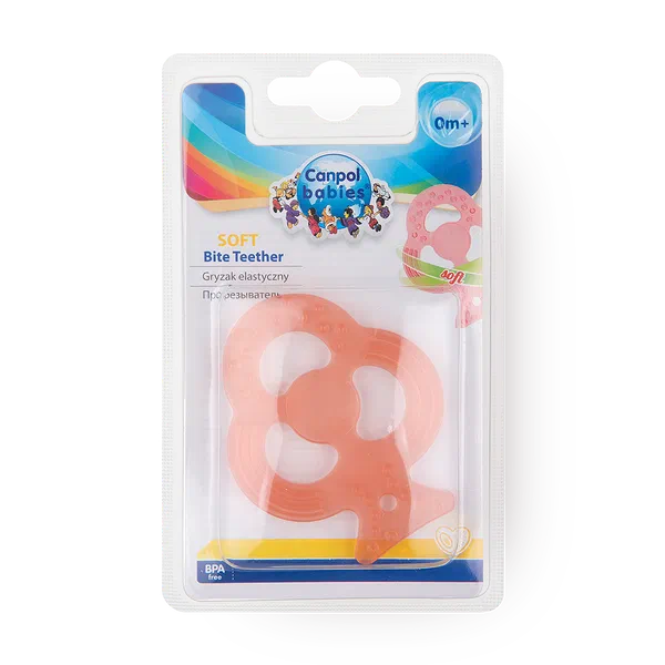 Прорезыватель для зубов силиконовый прозрачный Canpol Babies 9/501