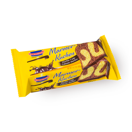 Кекс ванильно-шоколадный Зебра KuchenMeister в шоколадной глазури