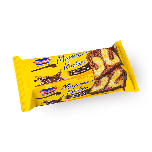 Кекс ванильно-шоколадный Зебра KuchenMeister в шоколадной глазури