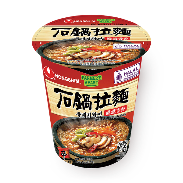 Лапша быстрого приготовления Nongshim Clay Pot со вкусом говядины