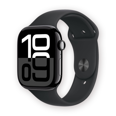 Часы Apple Watch S10 42mm Jet Black Aluminium Case/Black SB S/M A2997