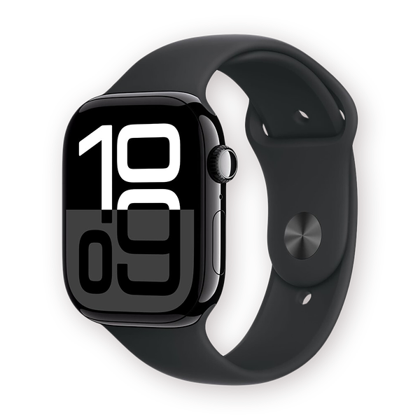 Часы Apple Watch S10 42mm Jet Black Aluminium Case/Black SB S/M A2997